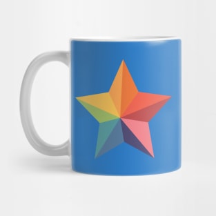 Geometric chromatic star Mug